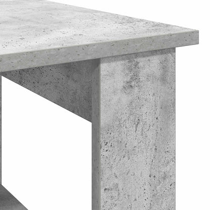 vidaXL Couchtisch Beton Grau 72 x 50 x 50 cm Holzwerkstoff