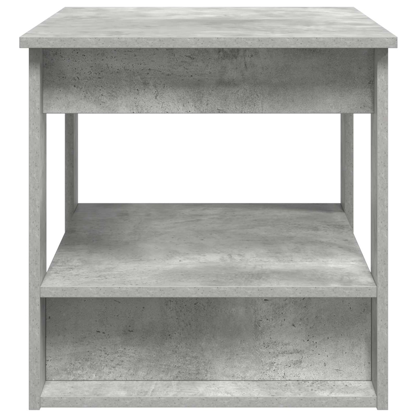 vidaXL Couchtisch Beton Grau 72 x 50 x 50 cm Holzwerkstoff