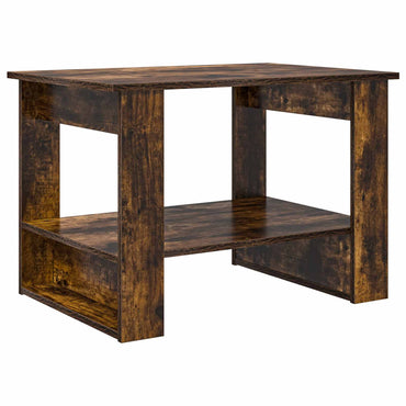 vidaXL Couchtisch Geräucherte Eiche 72 x 50 x 50 cm Holzwerkstoff