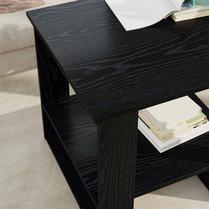 vidaXL Couchtisch Schwarz Eichen-Optik 51 x 50 x 50 cm Holzwerkstoff