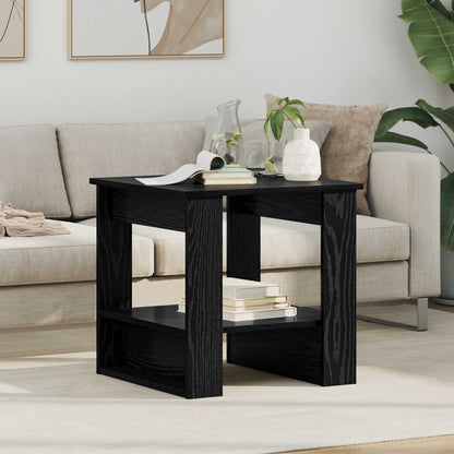 vidaXL Couchtisch Schwarz Eichen-Optik 51 x 50 x 50 cm Holzwerkstoff