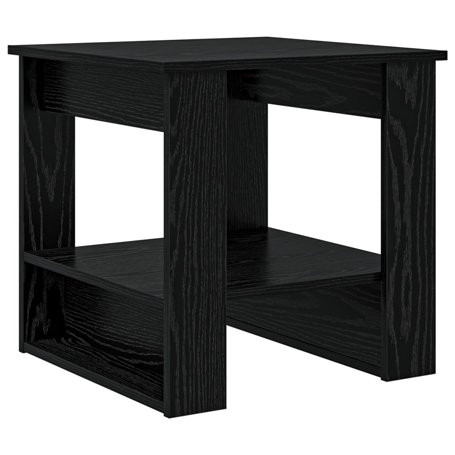 vidaXL Couchtisch Schwarz Eichen-Optik 51 x 50 x 50 cm Holzwerkstoff