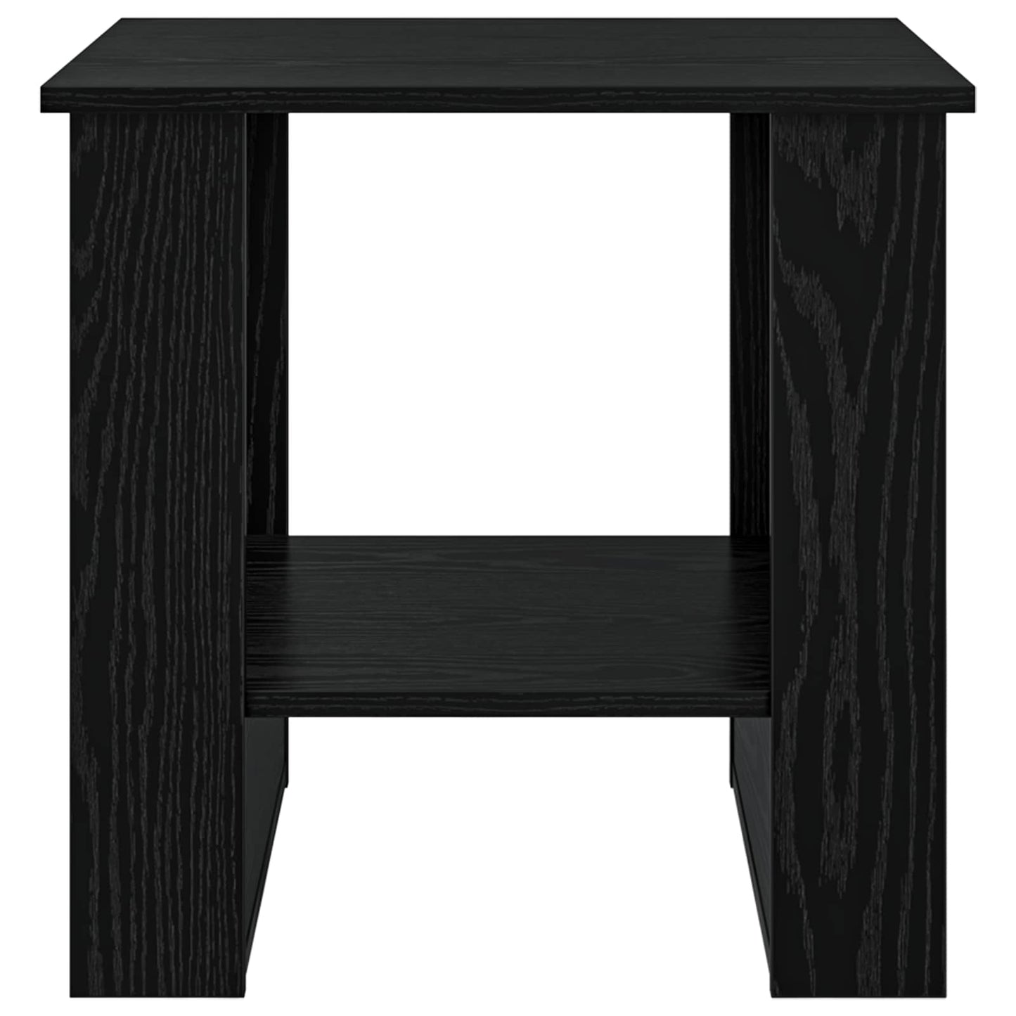 vidaXL Couchtisch Schwarz Eichen-Optik 51 x 50 x 50 cm Holzwerkstoff