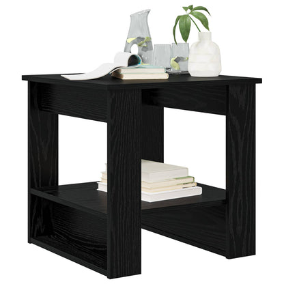 vidaXL Couchtisch Schwarz Eichen-Optik 51 x 50 x 50 cm Holzwerkstoff