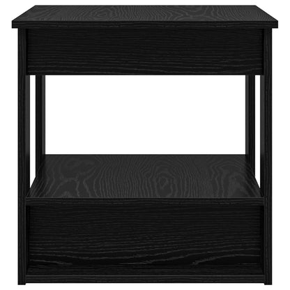 vidaXL Couchtisch Schwarz Eichen-Optik 51 x 50 x 50 cm Holzwerkstoff