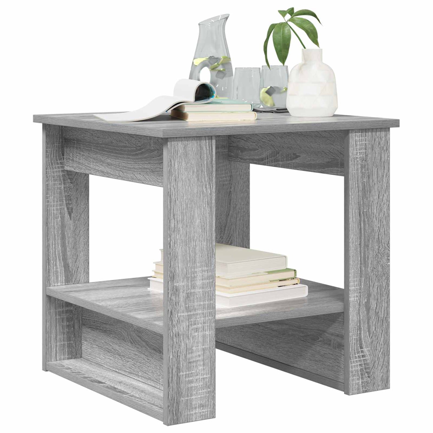 vidaXL Couchtisch Graues Sonoma 51 x 50 x 50 cm Holzwerkstoff