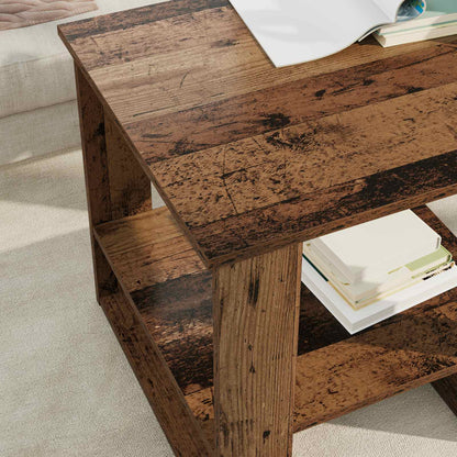 vidaXL Couchtisch Altholz 51 x 50 x 50 cm Holzwerkstoff