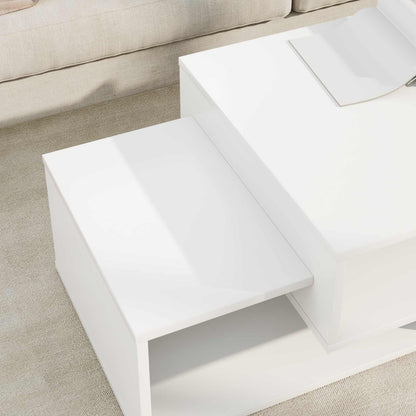 vidaXL Couchtisch Weiß 105 x 50 x 32,5 cm Holzwerkstoff