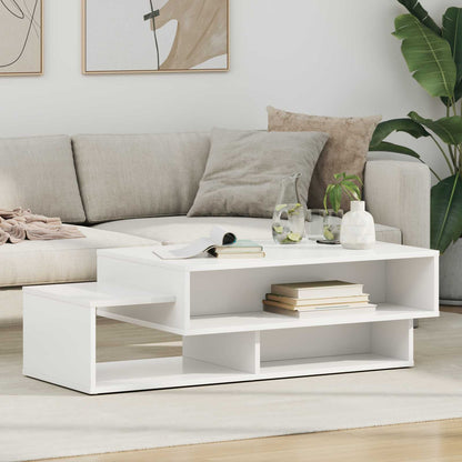 vidaXL Couchtisch Weiß 105 x 50 x 32,5 cm Holzwerkstoff