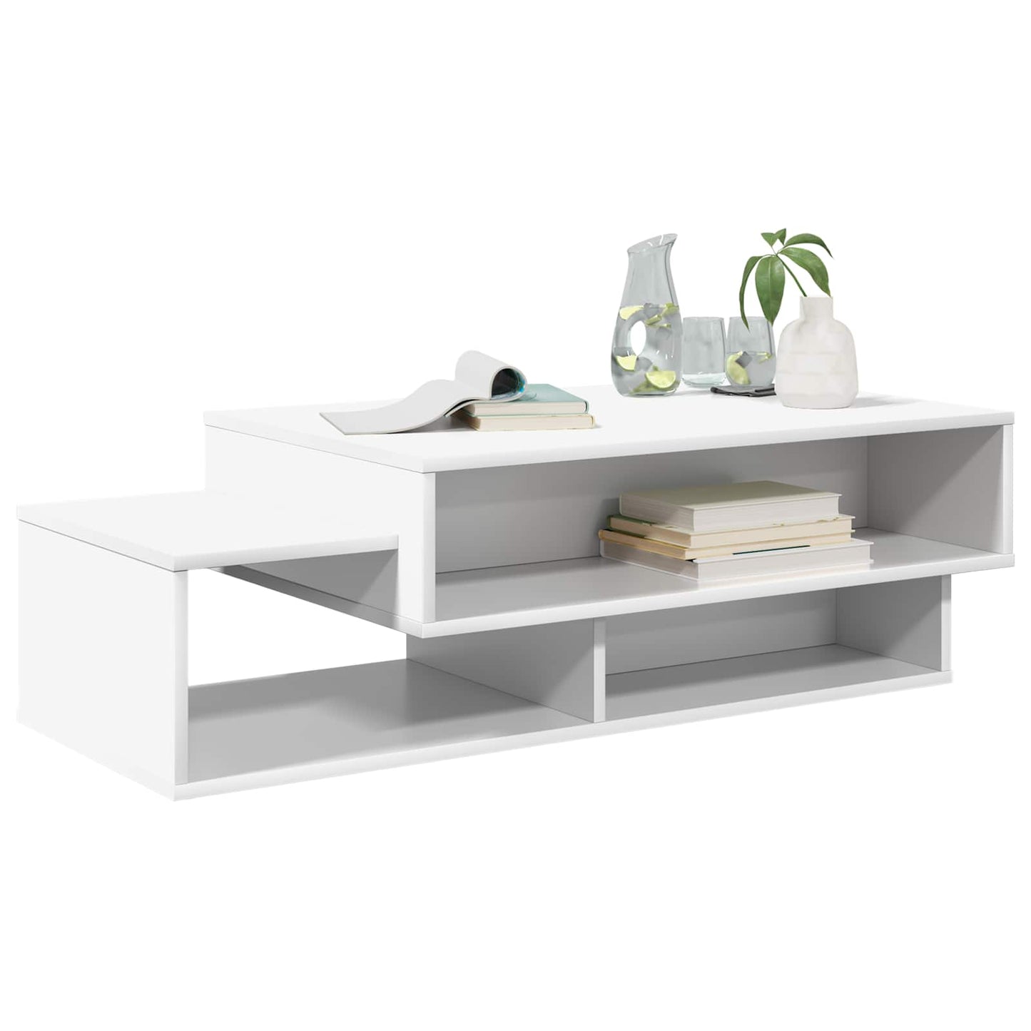 vidaXL Couchtisch Weiß 105 x 50 x 32,5 cm Holzwerkstoff