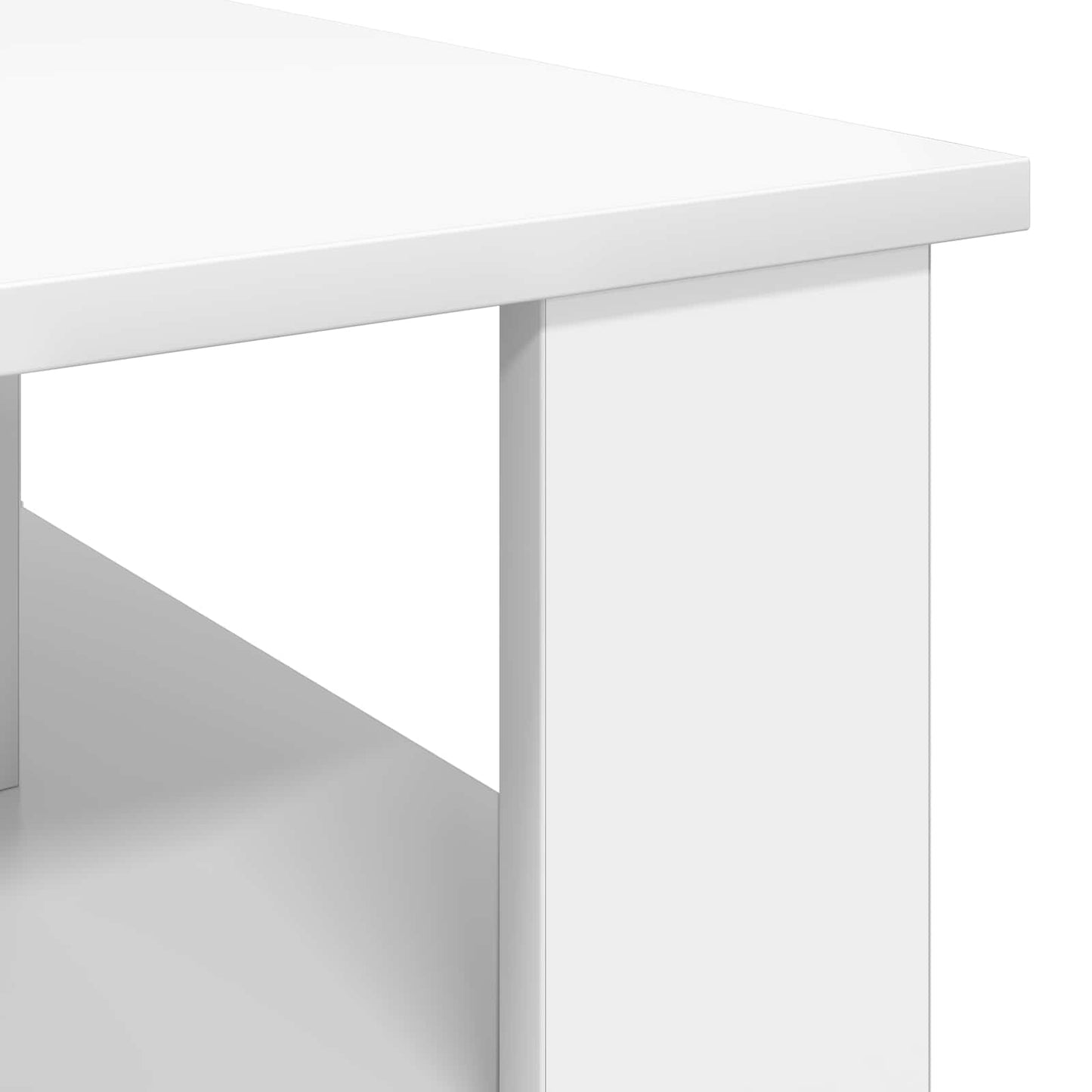 vidaXL Couchtisch Weiß 90 x 50 x 40 cm Holzwerkstoff