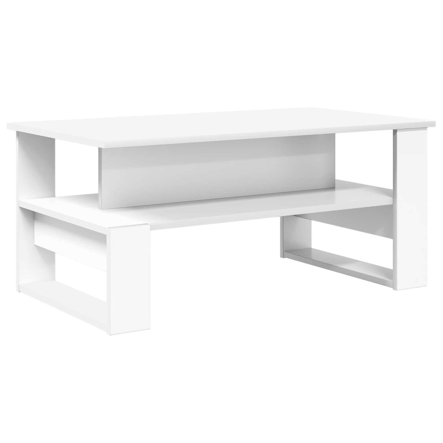 vidaXL Couchtisch Weiß 90 x 50 x 40 cm Holzwerkstoff
