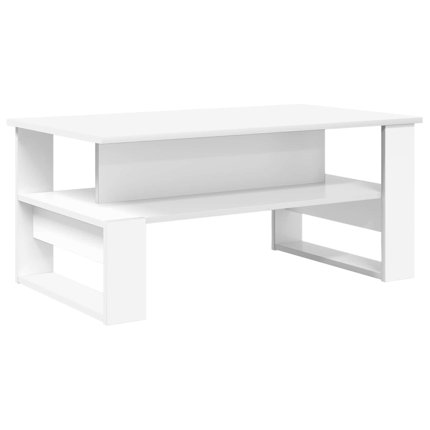 vidaXL Couchtisch Weiß 90 x 50 x 40 cm Holzwerkstoff