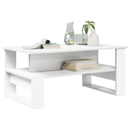 vidaXL Couchtisch Weiß 90 x 50 x 40 cm Holzwerkstoff