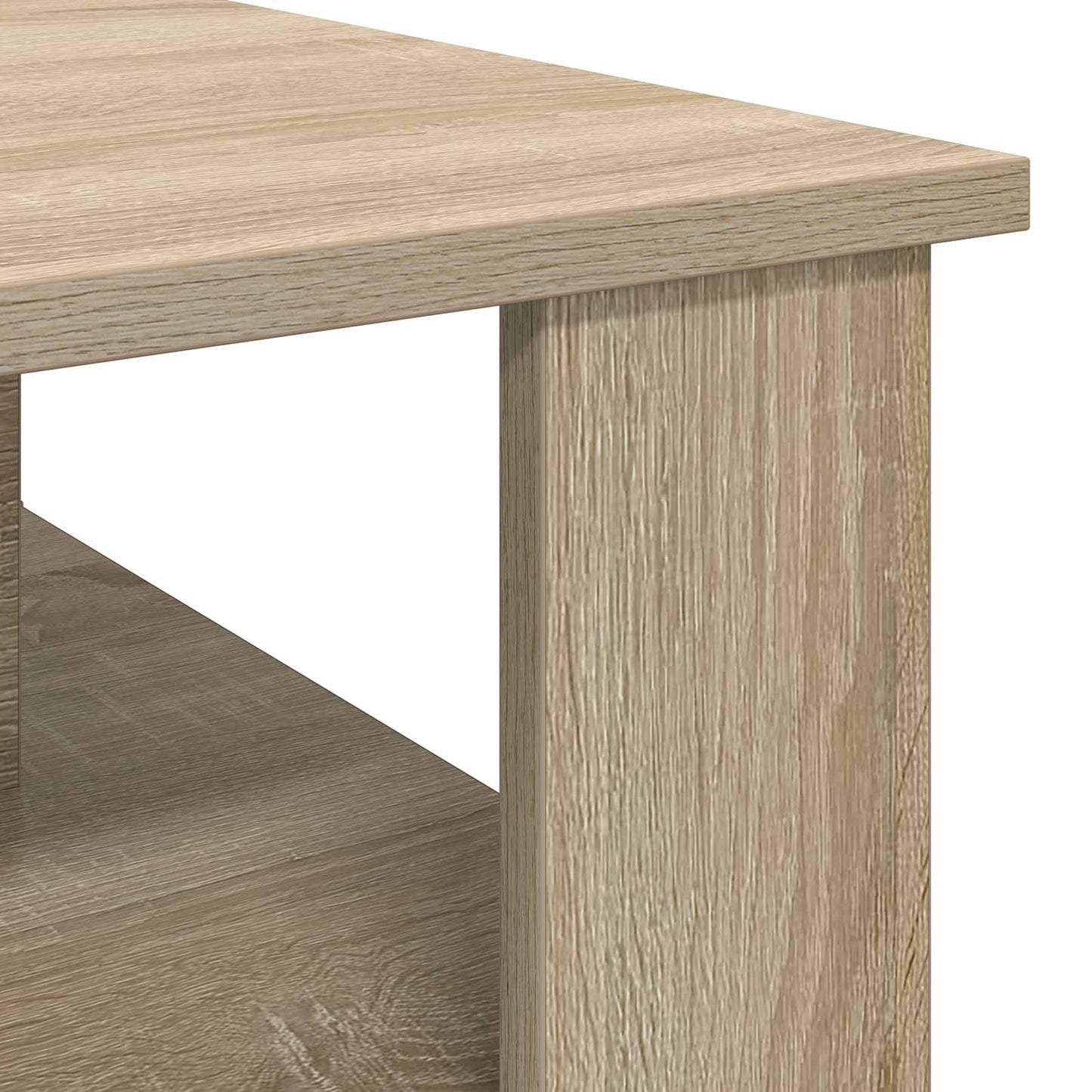 vidaXL Couchtisch Sonoma-Eiche 90 x 50 x 40 cm Holzwerkstoff