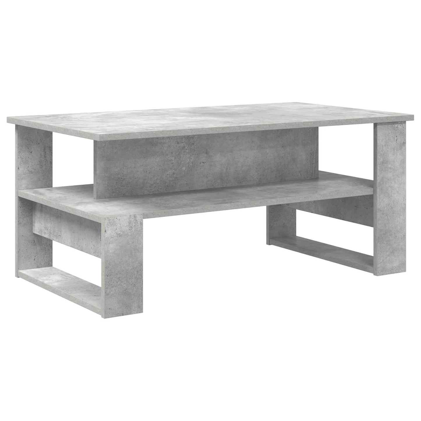 Couchtisch Beton Grau 90 x 50 x 40 cm Holzwerkstoff