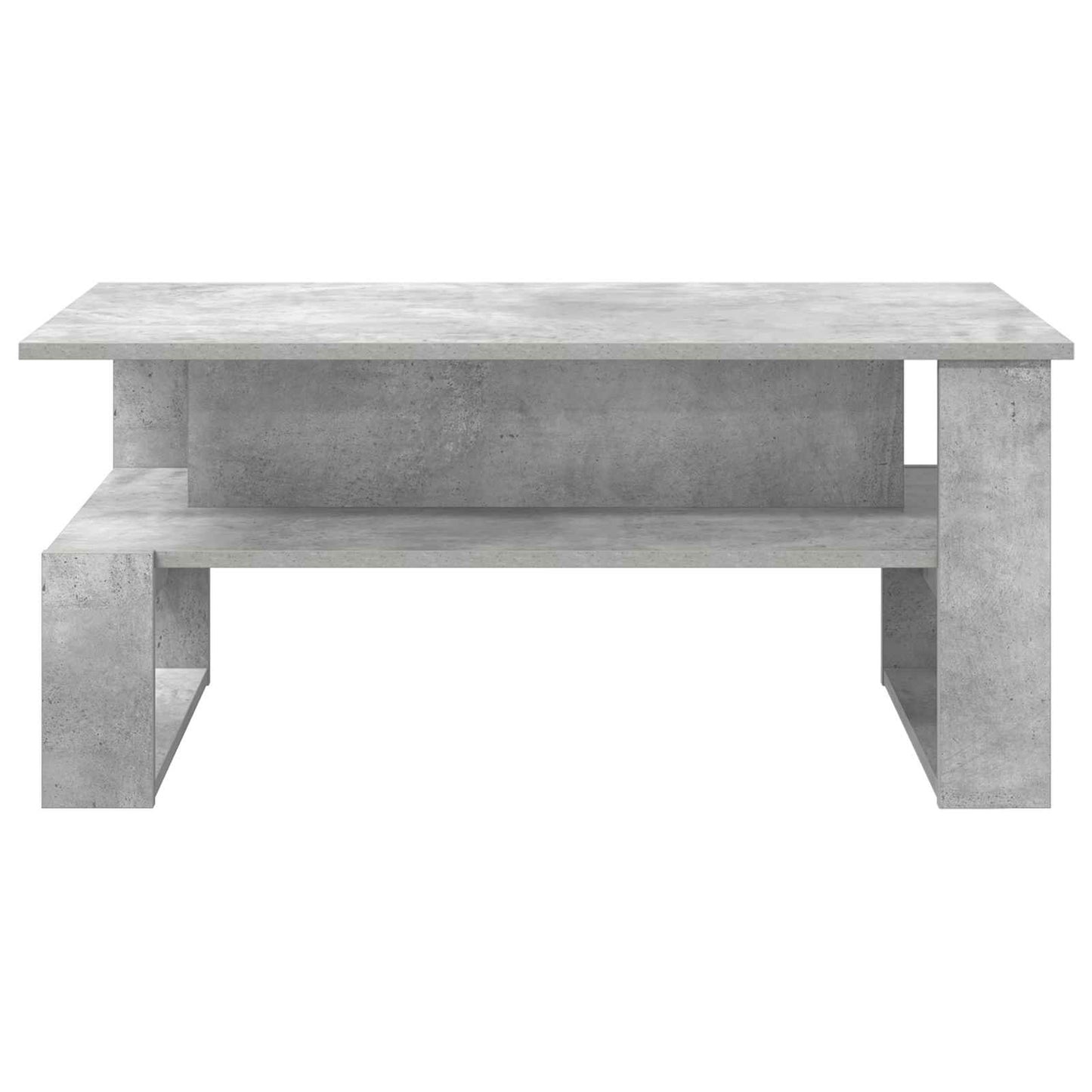 Couchtisch Beton Grau 90 x 50 x 40 cm Holzwerkstoff