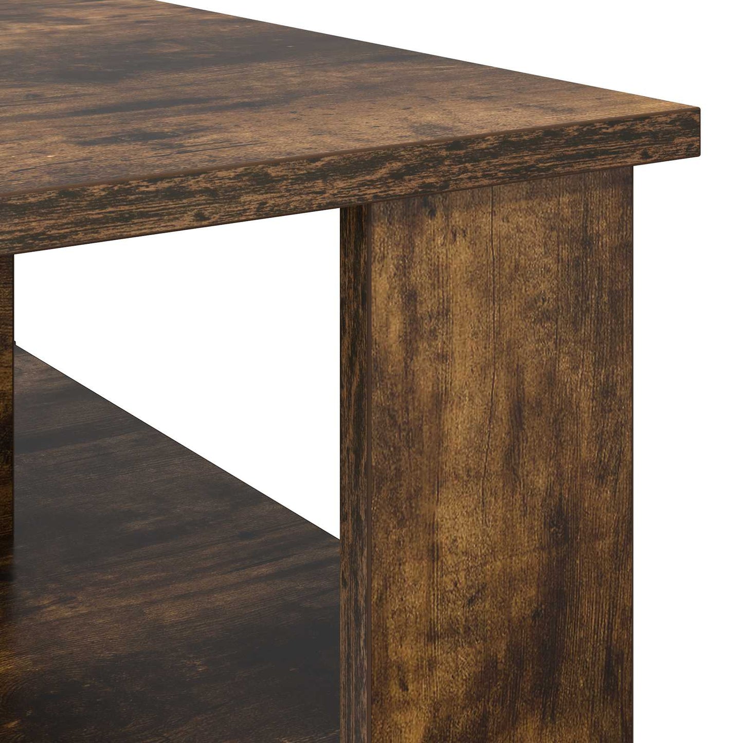 vidaXL Couchtisch Geräucherte Eiche 90 x 50 x 40 cm Holzwerkstoff