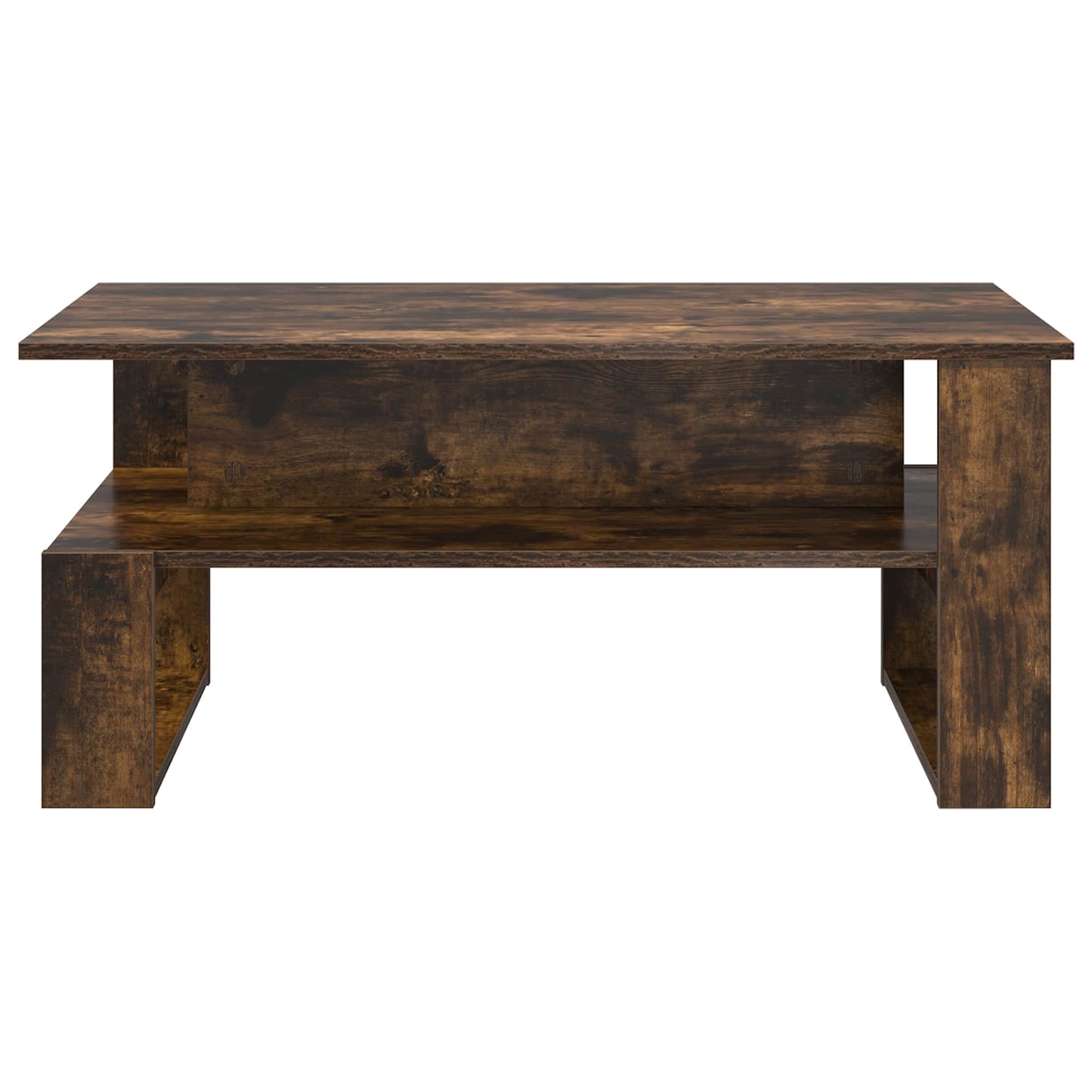 vidaXL Couchtisch Geräucherte Eiche 90 x 50 x 40 cm Holzwerkstoff