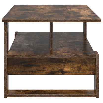 vidaXL Couchtisch Geräucherte Eiche 90 x 50 x 40 cm Holzwerkstoff