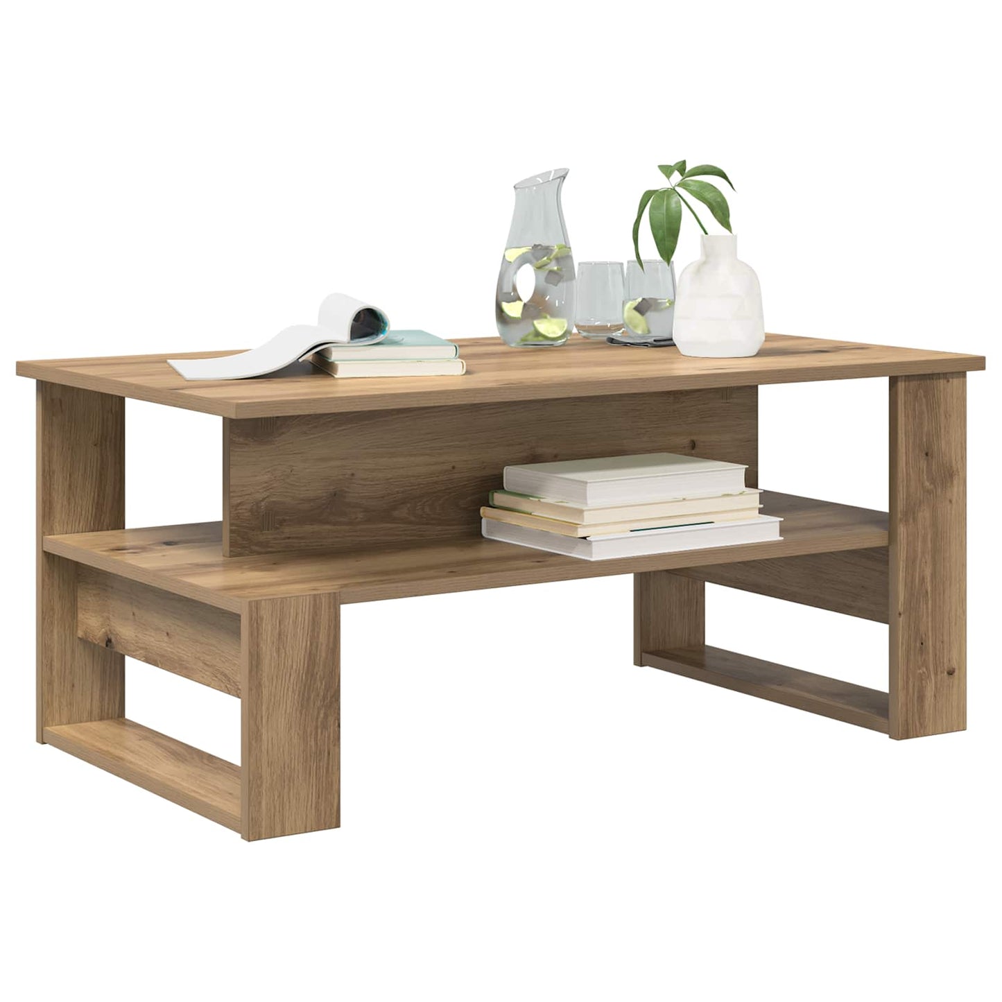 Couchtisch Artisan-Eiche 90 x 50 x 40 cm Holzwerkstoff