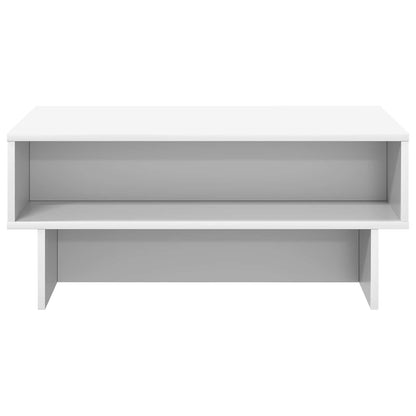 Couchtisch Weiß 80 x 46 x 35 cm Holzwerkstoff