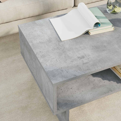 vidaXL Couchtisch Beton Grau 80 x 46 x 35 cm Holzwerkstoff
