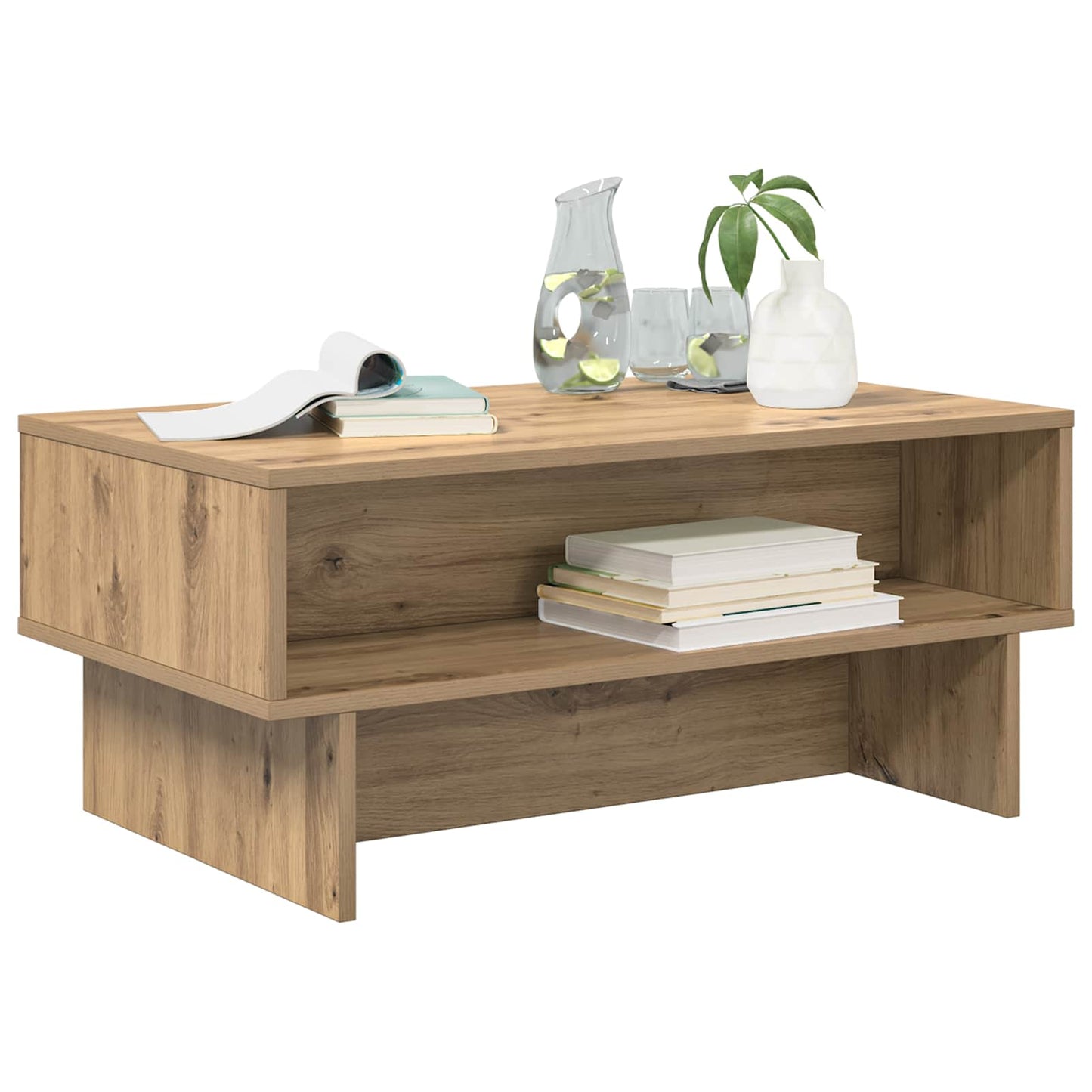 Couchtisch Artisan-Eiche 80 x 46 x 35 cm Holzwerkstoff