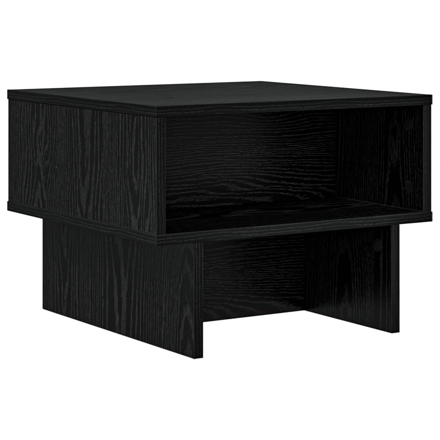 vidaXL Couchtisch Schwarz Eichen-Optik 48 x 46 x 35 cm Holzwerkstoff