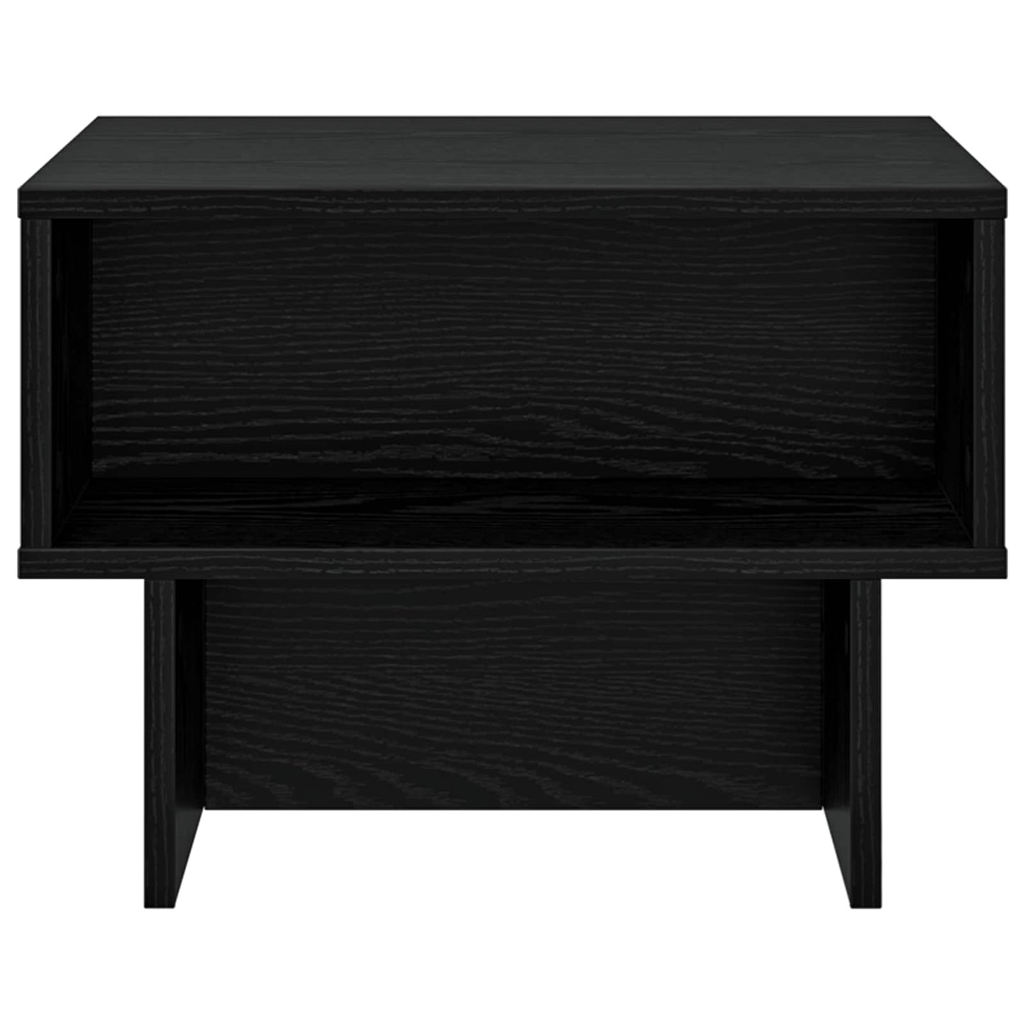 vidaXL Couchtisch Schwarz Eichen-Optik 48 x 46 x 35 cm Holzwerkstoff