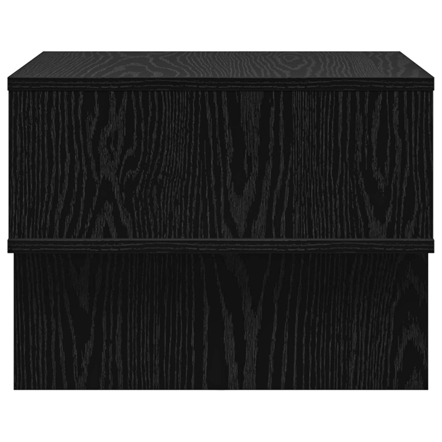 vidaXL Couchtisch Schwarz Eichen-Optik 48 x 46 x 35 cm Holzwerkstoff