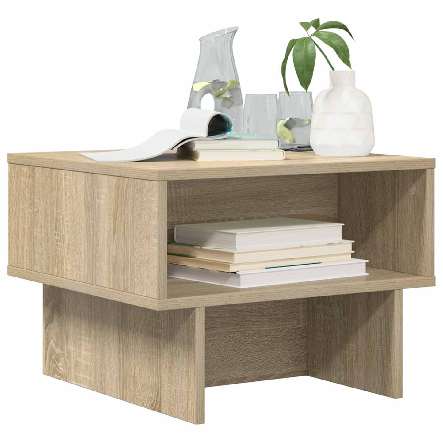 vidaXL Couchtisch Sonoma-Eiche 48 x 46 x 35 cm Holzwerkstoff