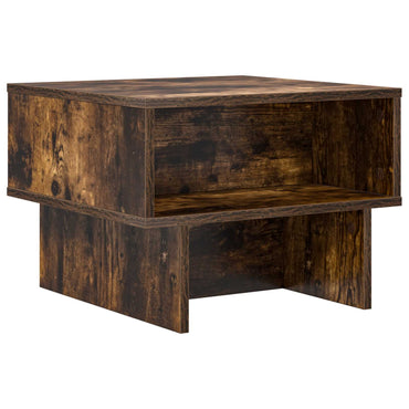 vidaXL Couchtisch Geräucherte Eiche 48 x 46 x 35 cm Holzwerkstoff