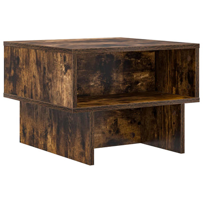 vidaXL Couchtisch Geräucherte Eiche 48 x 46 x 35 cm Holzwerkstoff
