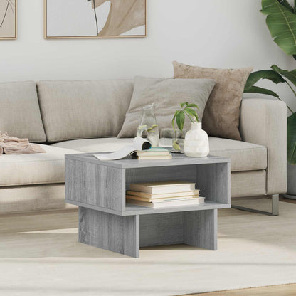 vidaXL Couchtisch Graues Sonoma 48 x 46 x 35 cm Holzwerkstoff