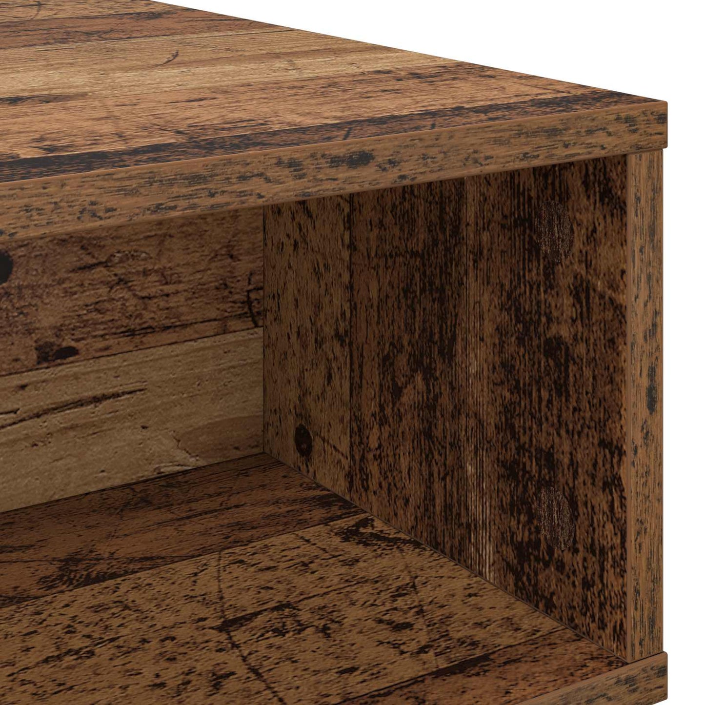 vidaXL Couchtisch Altholz 48 x 46 x 35 cm Holzwerkstoff
