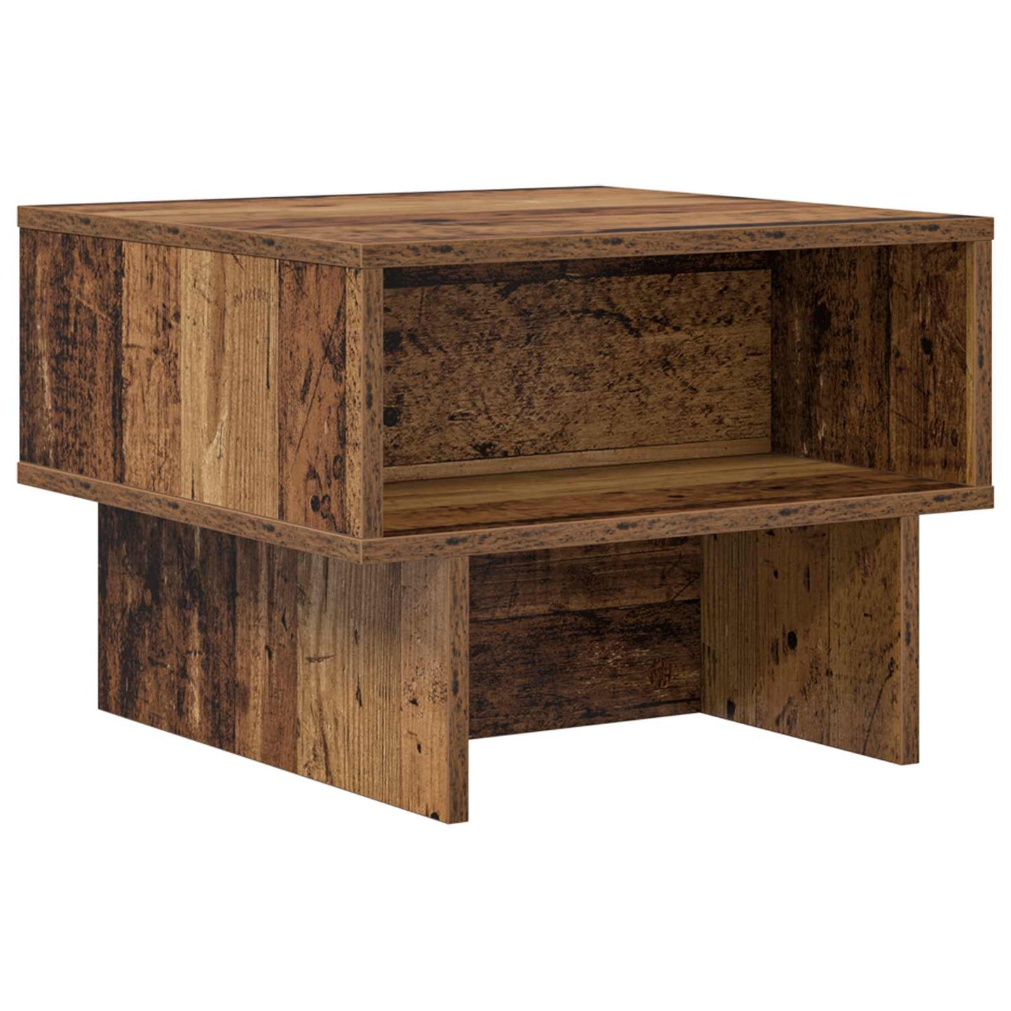 vidaXL Couchtisch Altholz 48 x 46 x 35 cm Holzwerkstoff