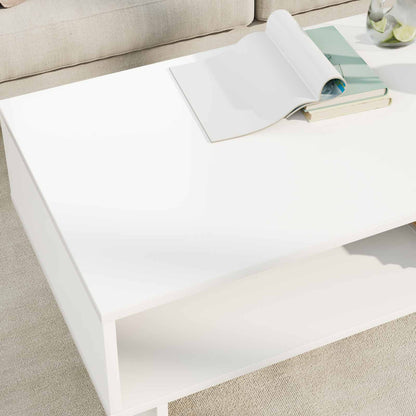 vidaXL Couchtisch Weiß 100 x 46 x 35 cm Holzwerkstoff