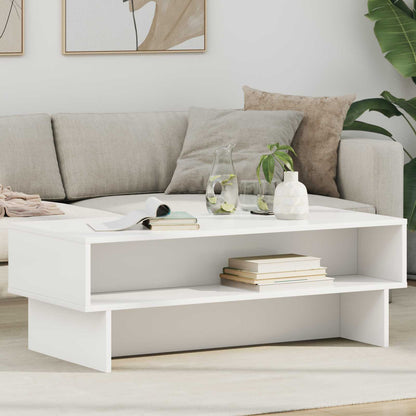 vidaXL Couchtisch Weiß 100 x 46 x 35 cm Holzwerkstoff