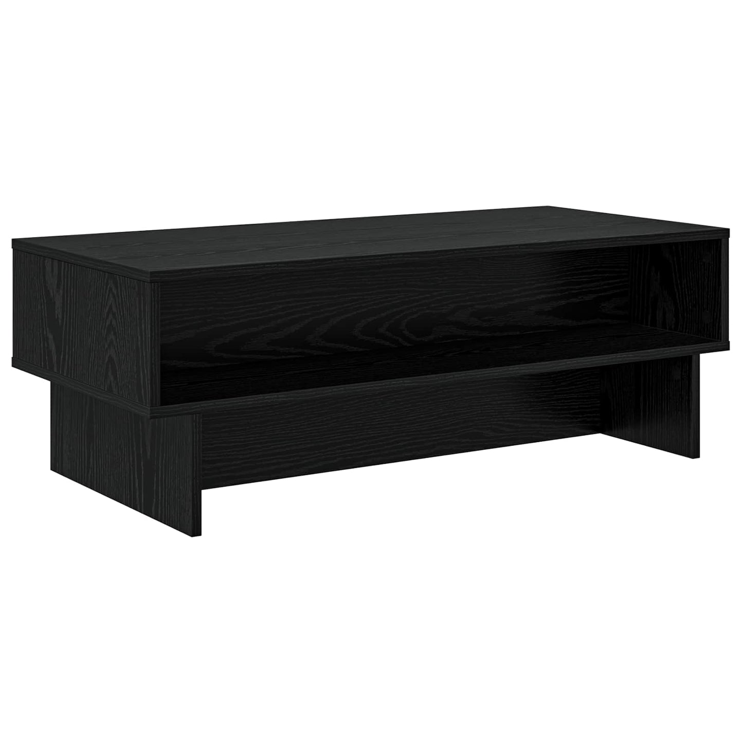 Couchtisch Schwarz Eichen-Optik 100 x 46 x 35 cm Holzwerkstoff