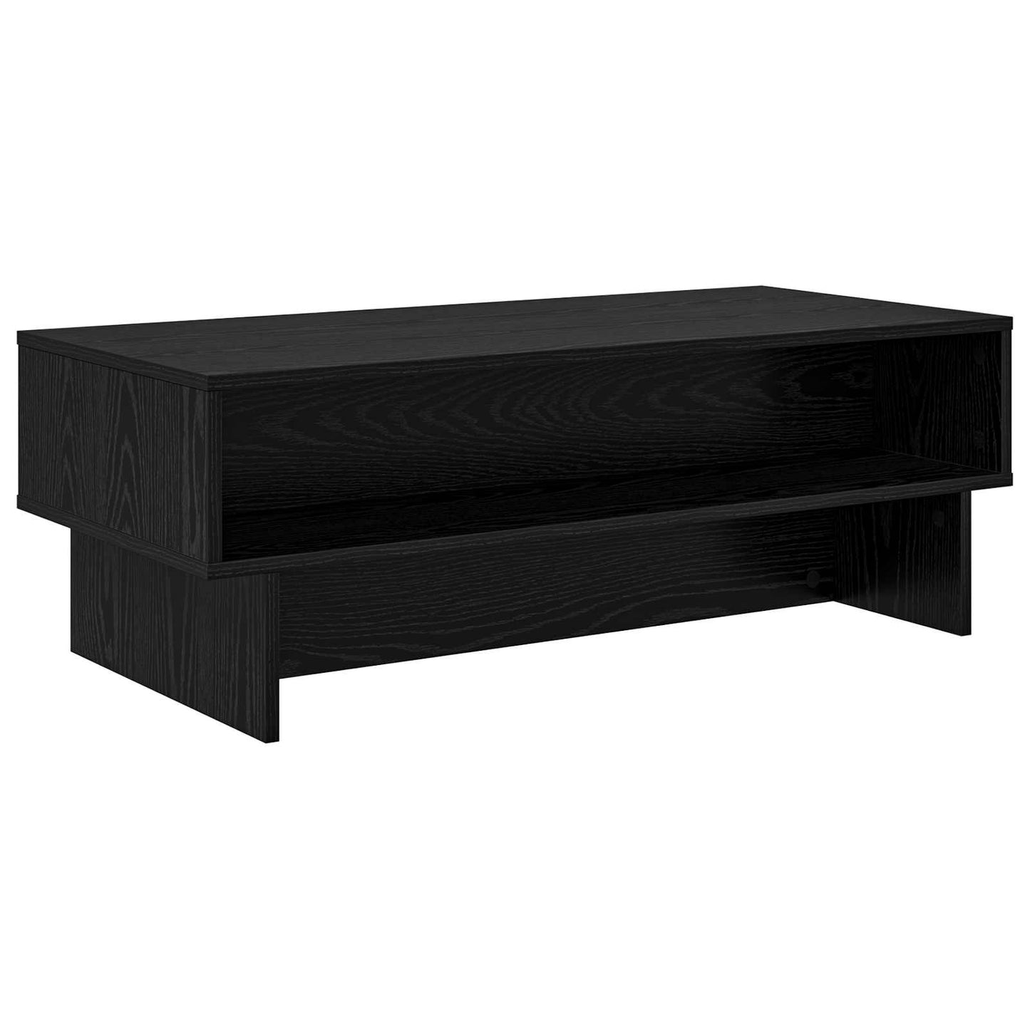 Couchtisch Schwarz Eichen-Optik 100 x 46 x 35 cm Holzwerkstoff