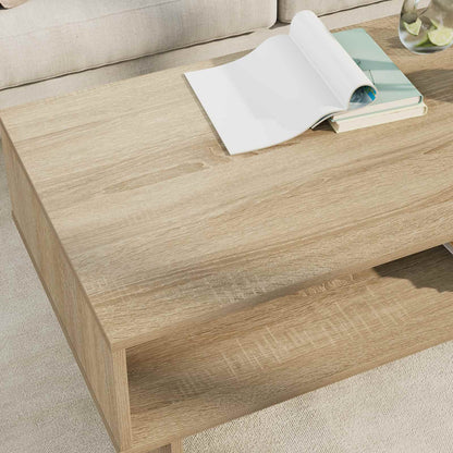vidaXL Couchtisch Sonoma-Eiche 100 x 46 x 35 cm Holzwerkstoff