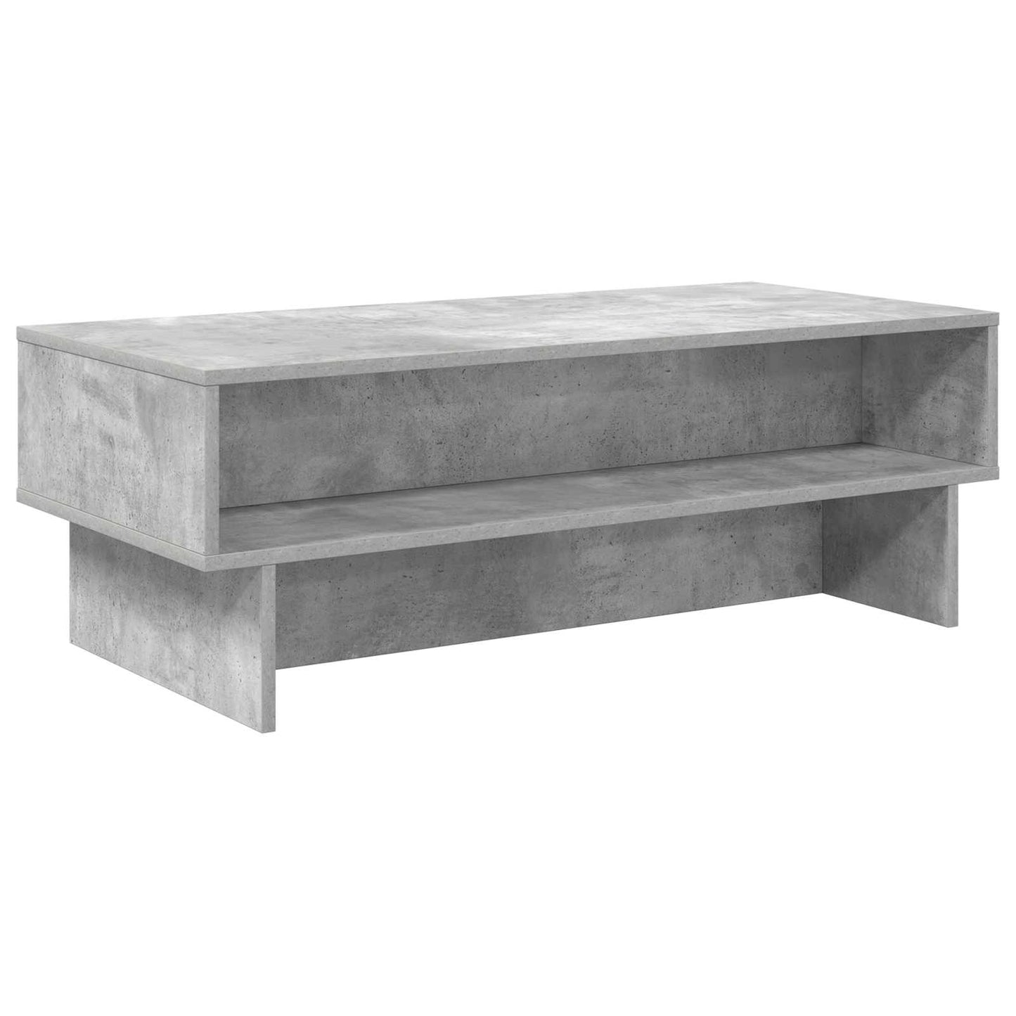 Couchtisch Beton Grau 100 x 46 x 35 cm Holzwerkstoff