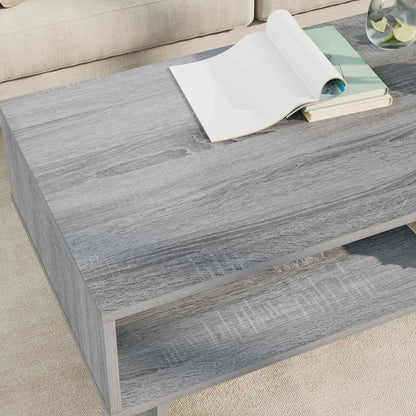 vidaXL Couchtisch Graues Sonoma 100 x 46 x 35 cm Holzwerkstoff