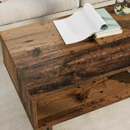 vidaXL Couchtisch Altholz 100 x 46 x 35 cm Holzwerkstoff