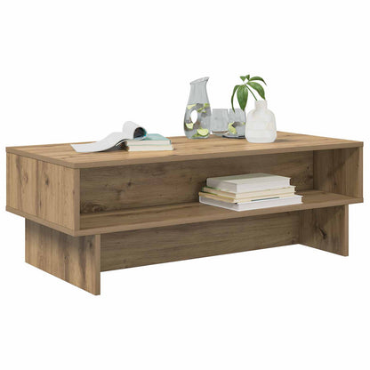 vidaXL Couchtisch Artisan-Eiche 100 x 46 x 35 cm Holzwerkstoff