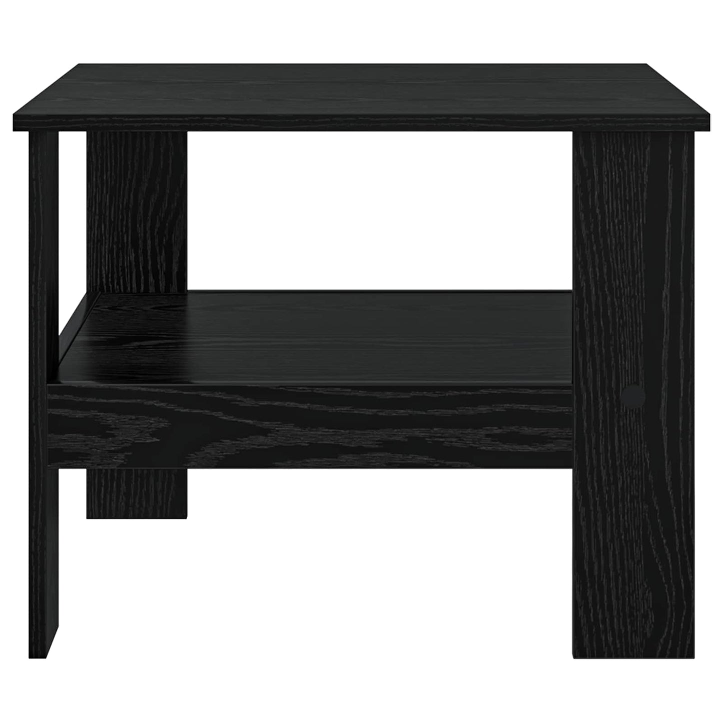 vidaXL Couchtisch Schwarz Eichen-Optik 57 x 55 x 45 cm Holzwerkstoff