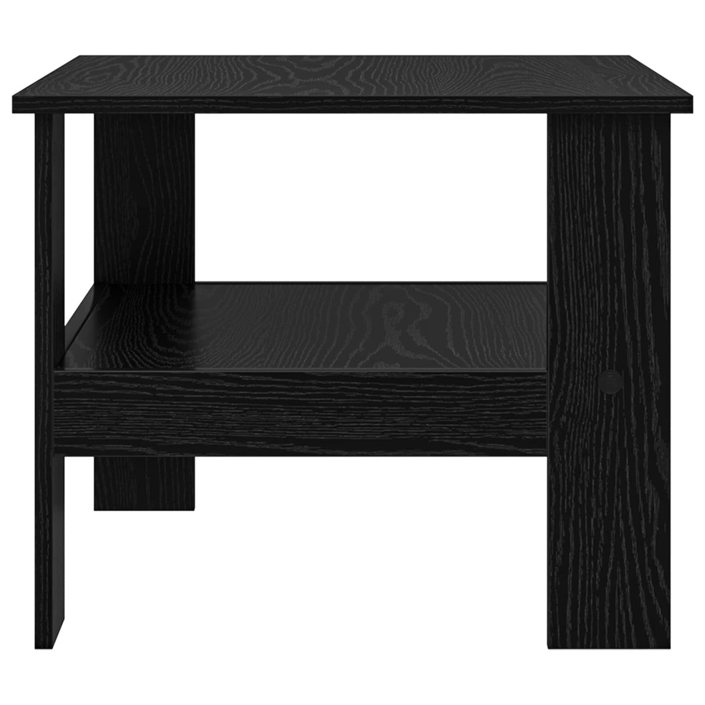vidaXL Couchtisch Schwarz Eichen-Optik 57 x 55 x 45 cm Holzwerkstoff