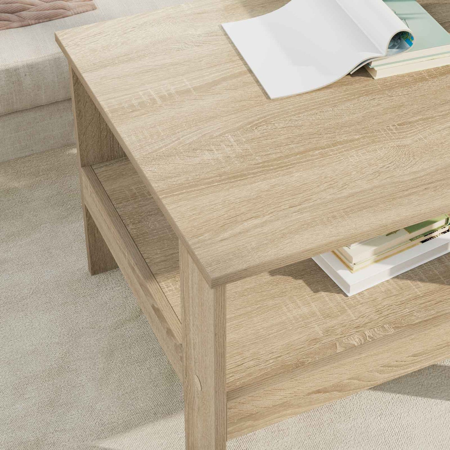 Couchtisch Sonoma-Eiche 57 x 55 x 45 cm Holzwerkstoff