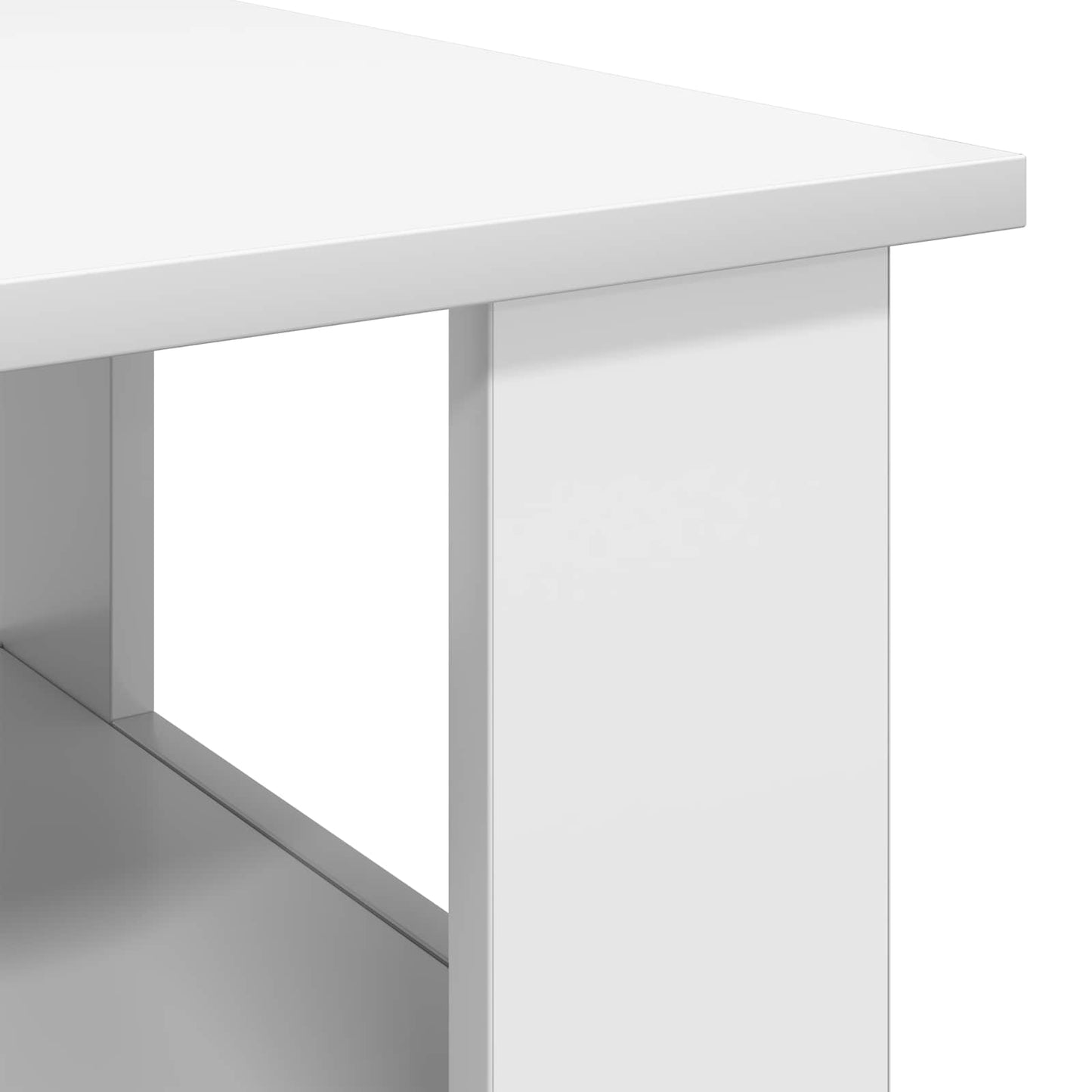 vidaXL Couchtisch Weiß 90 x 50 x 45 cm Holzwerkstoff